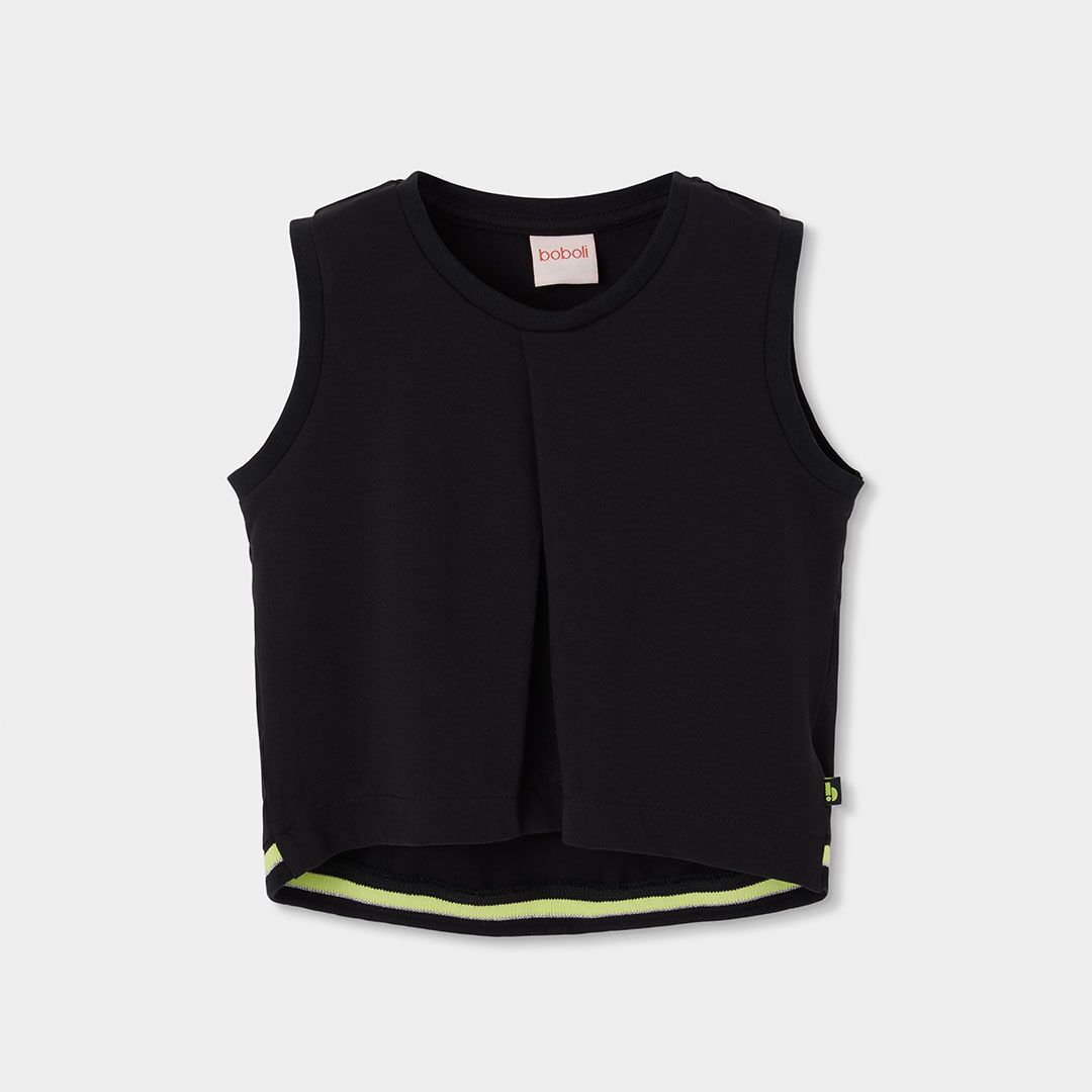 423100890_a T-Shirt Tank-Top (schwarz) von Boboli – Bild 1