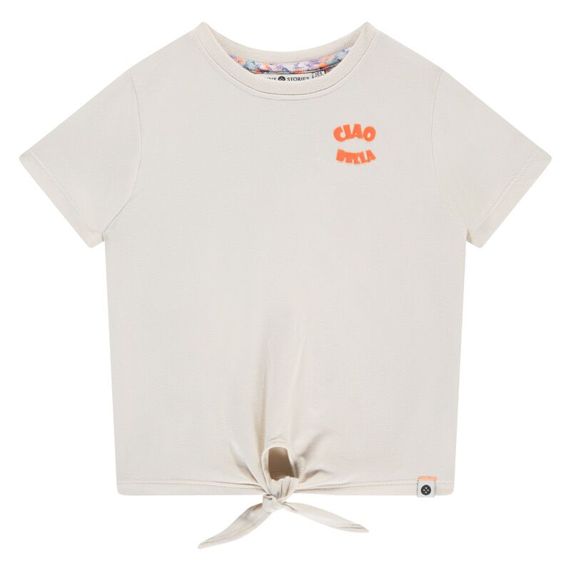 SSA26208622-1008-1014-4 T-Shirt Short Sleeve (Ivory) von Stains and Stories – Bild 1