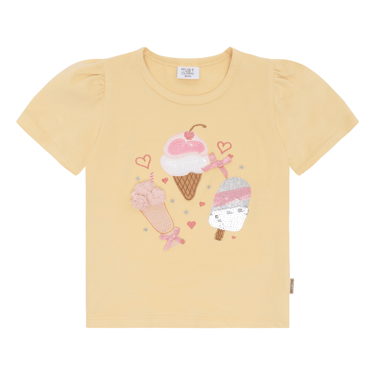 12473_1 HCAlma Ice cream T-Shirt Short sleeved (Nectar) – Bild 1