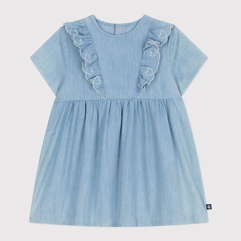 Kleid (Bleu Clair) von Petit Bateau – Bild 1