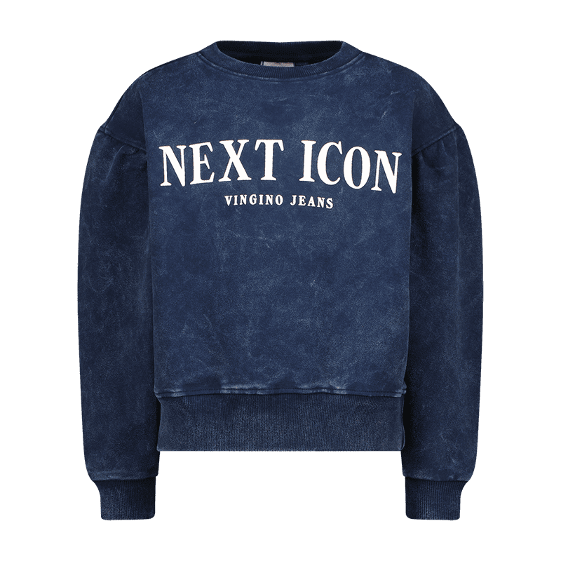 SS26KG340044_Noranne_Dark Blue_FRONT Sweater Noranne, Dark Blue von Vingino – Bild 1