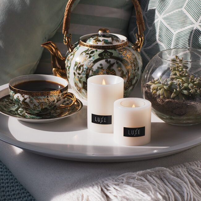 LUXE Insert Dauerkerze / Teelichthalter (60 mm Durchmesser) – Bild 1