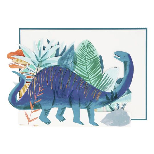 Ziehharmonika-Glückwunschkarte "Dinosaurier" von Meri Meri – Bild 1