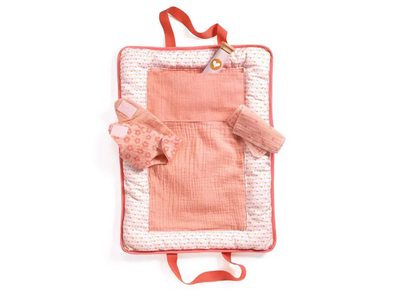 Puppen Wickeltasche Pink Peak – Bild 1