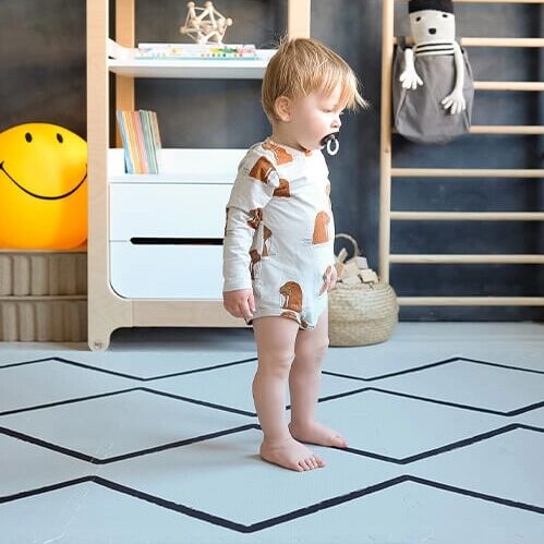 Spielmatte "Beni" von eeveve (Wolkig-grau) – Bild 1