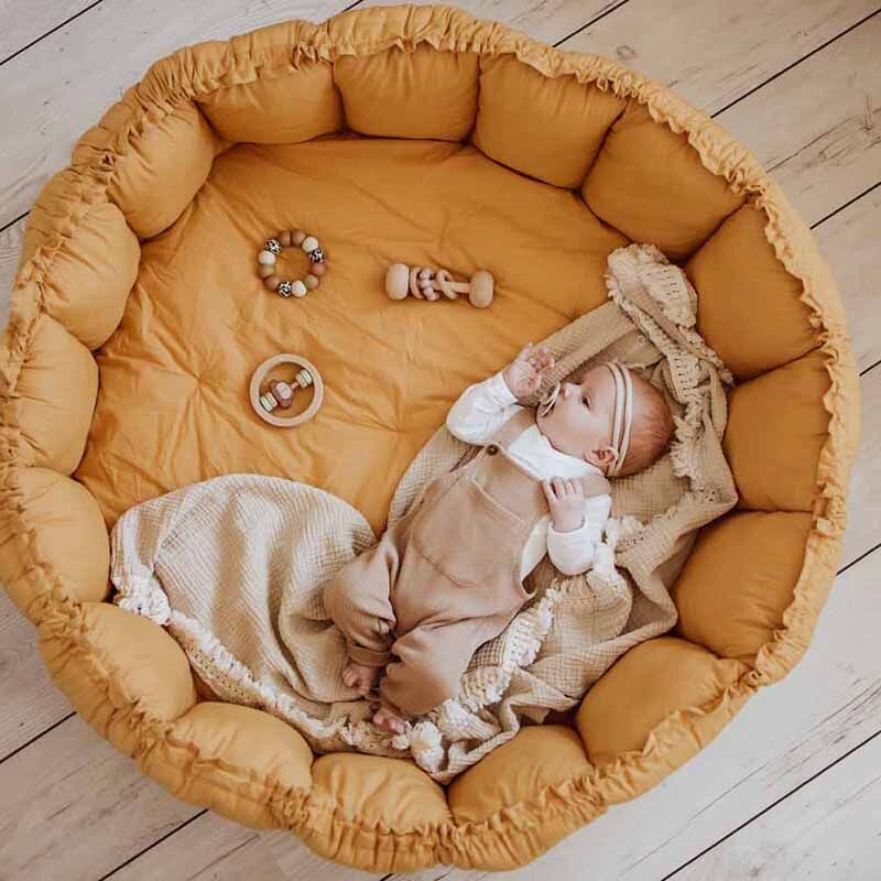 3 in 1 Spielmatte "Bloom" (Mustard) – Bild 1