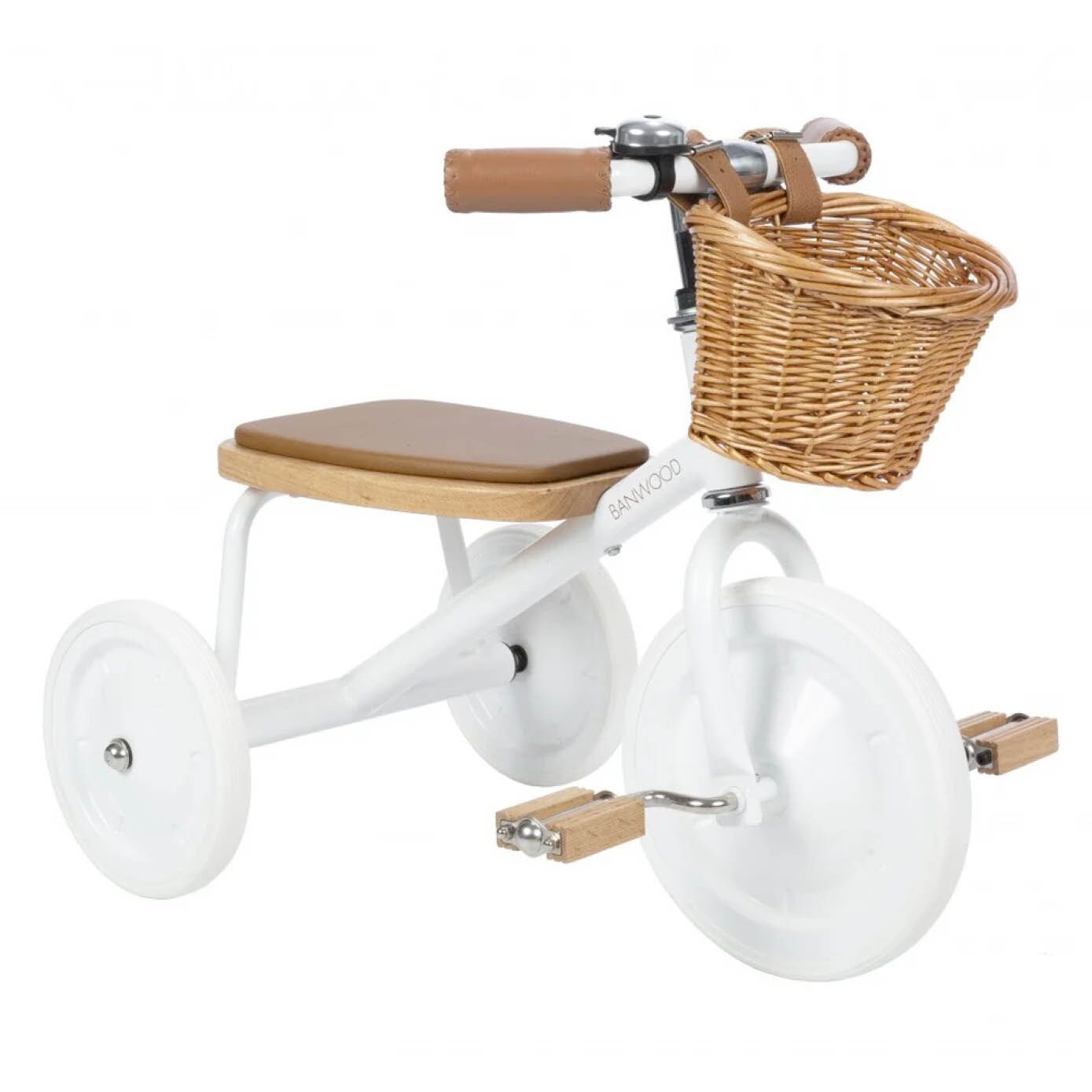 Vintage Trike Dreirad von Banwood (weiß) – Bild 1