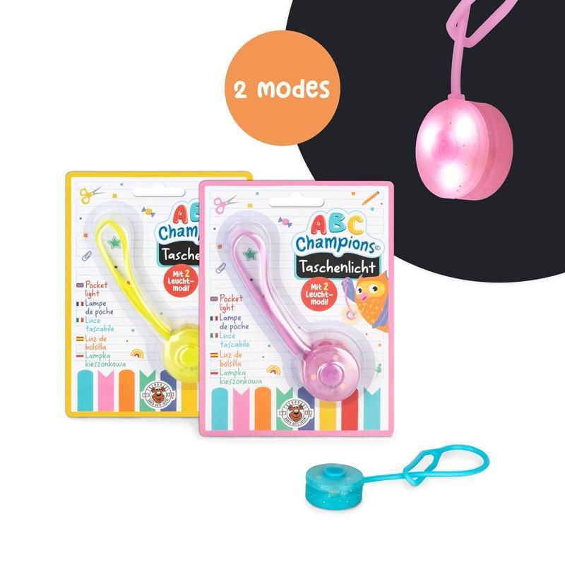 Taschenlicht ABC Champions mit 2 Leucht-Modi – Bild 1
