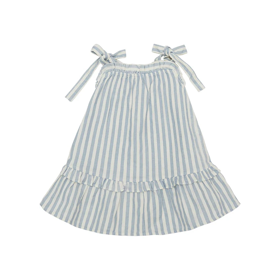 Leinenkleid "Blue Stripes" – Bild 1