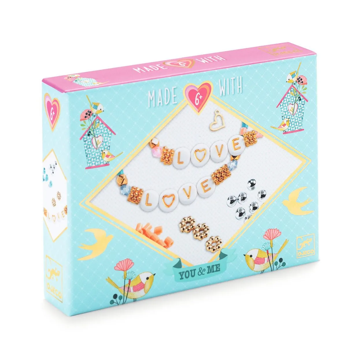 Freundschafts Armbänder Bastel-Set "Buchstaben" – Bild 1