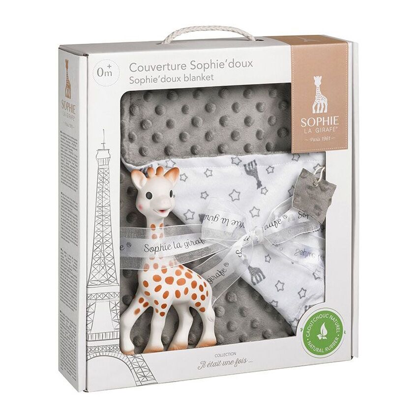 Geschenk Set zur Geburt, 1 und 1 (mit Schmusedecke) – Bild 1