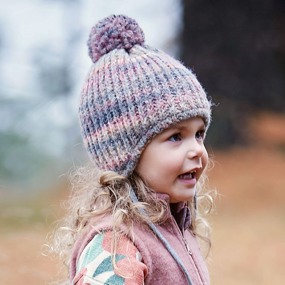 Mütze, ausgenäht (graubunt) – Bild 1