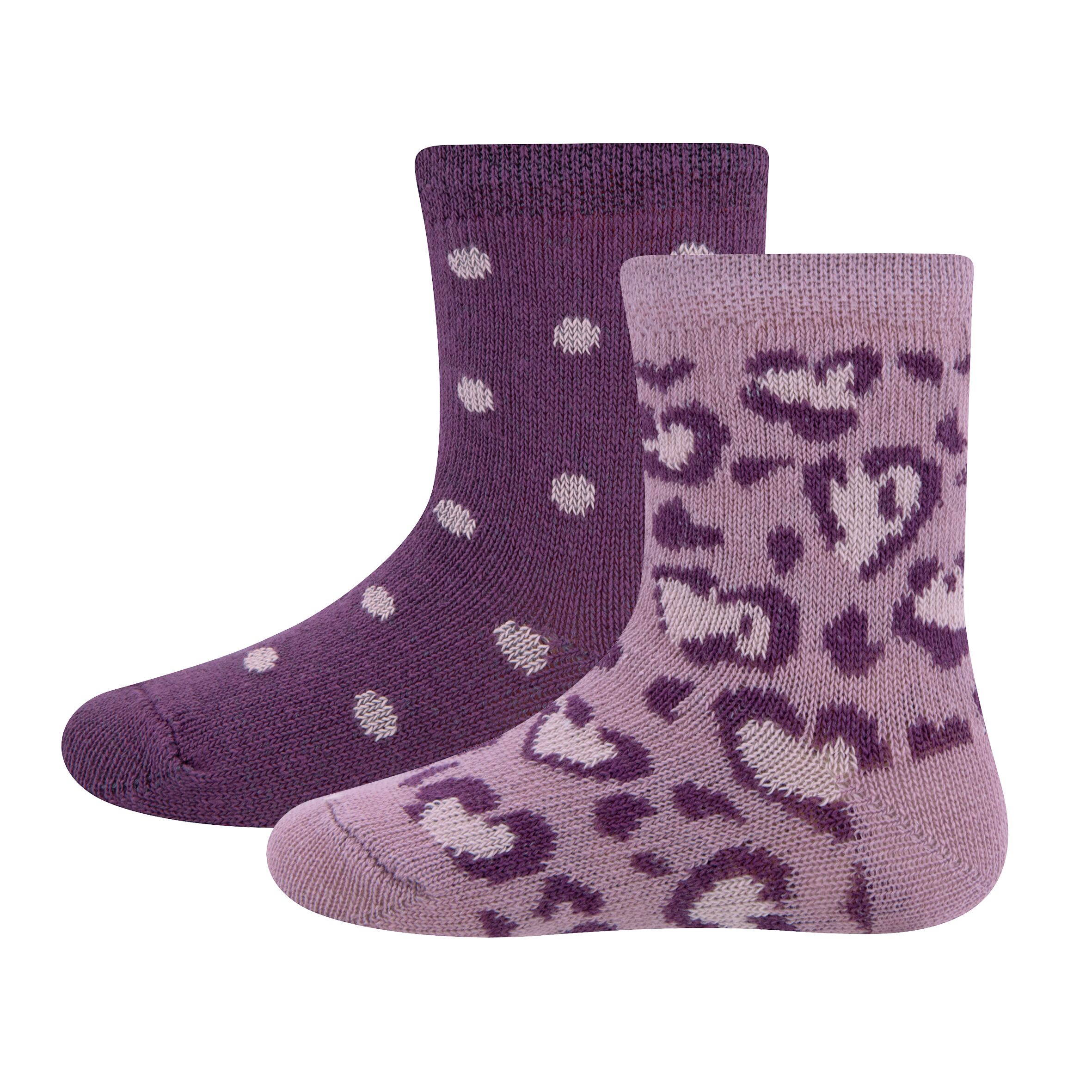 Socken 2er Pack Leo / Punkte – Bild 1
