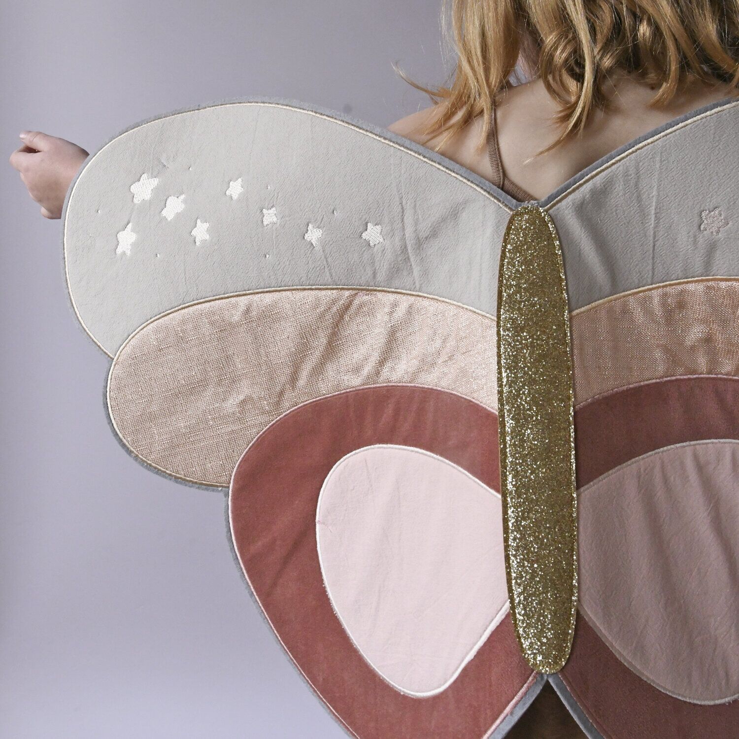 Samtflügel "Patchwork Schmetterling" von Rockahula – Bild 1