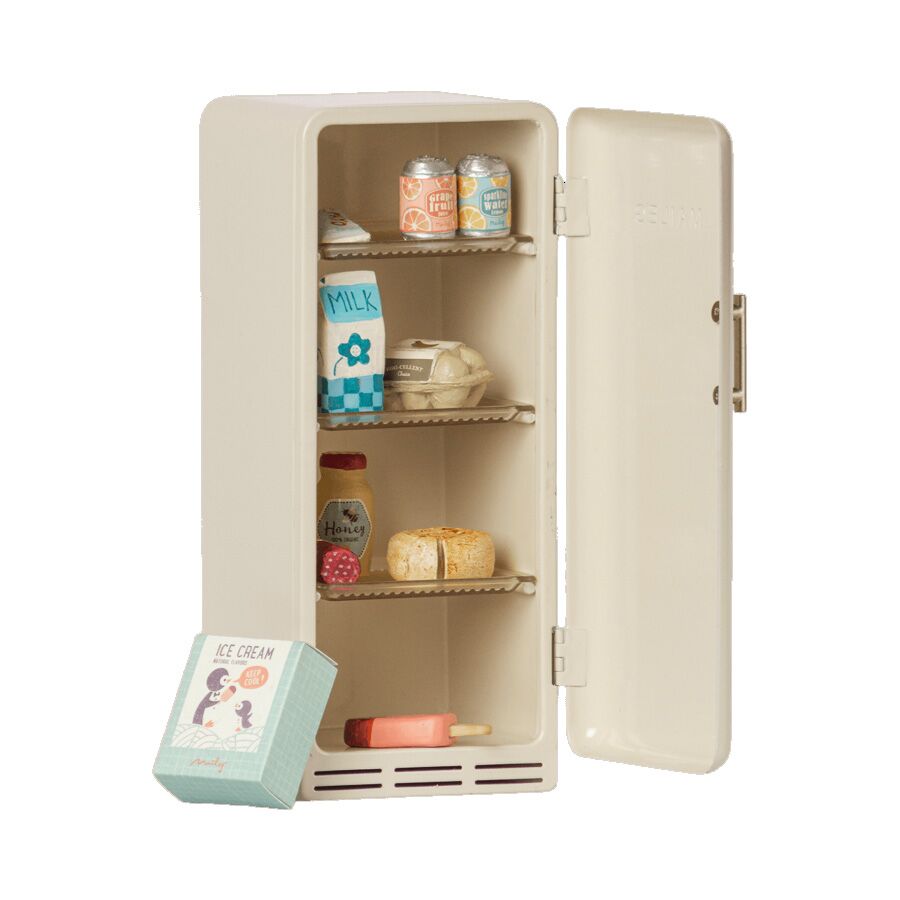 Miniatur-Kühlschrank von Maileg (weiß) – Bild 1