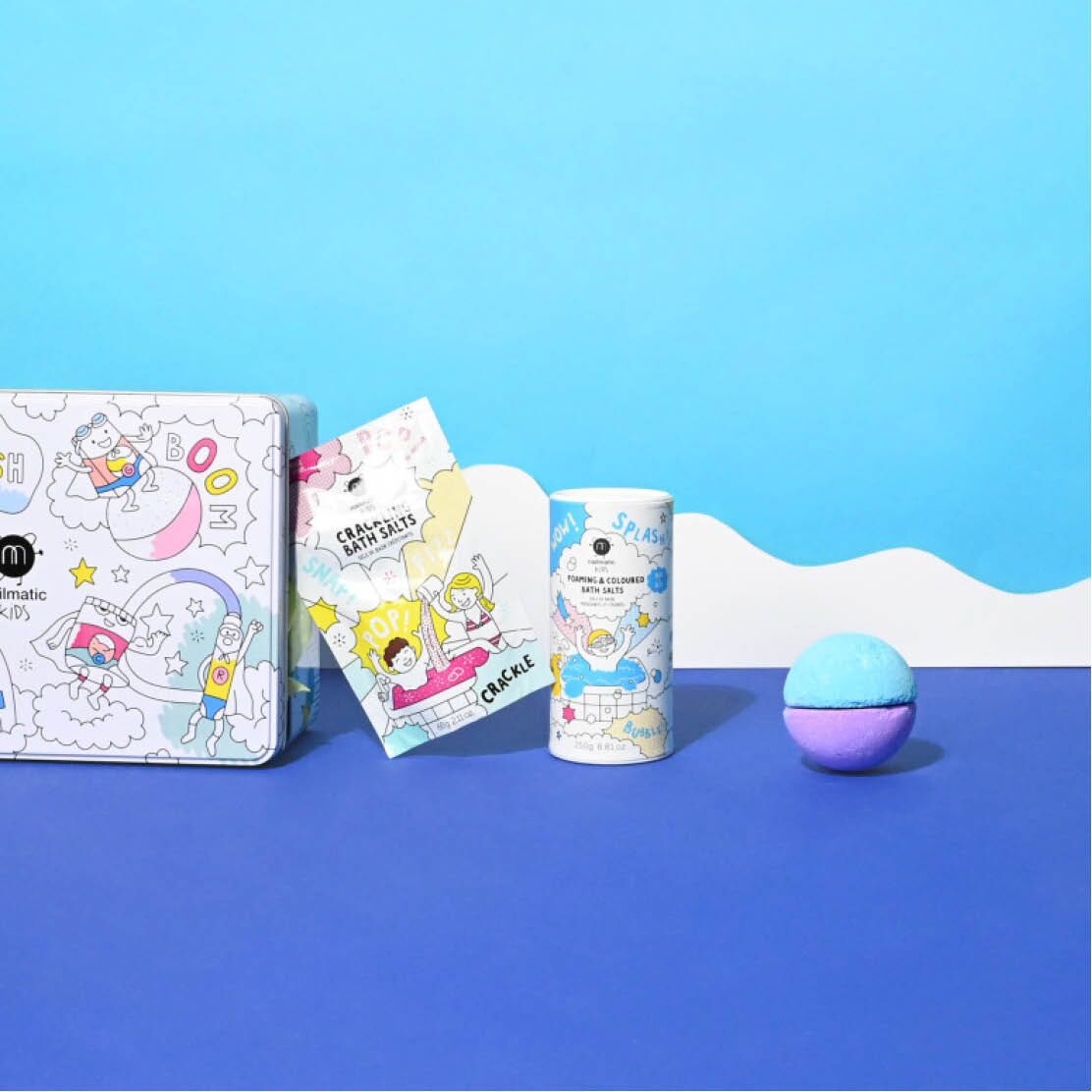 Badebomben & Badesalz Box "Bubble Bath" von Nailmatic Kids – Bild 1