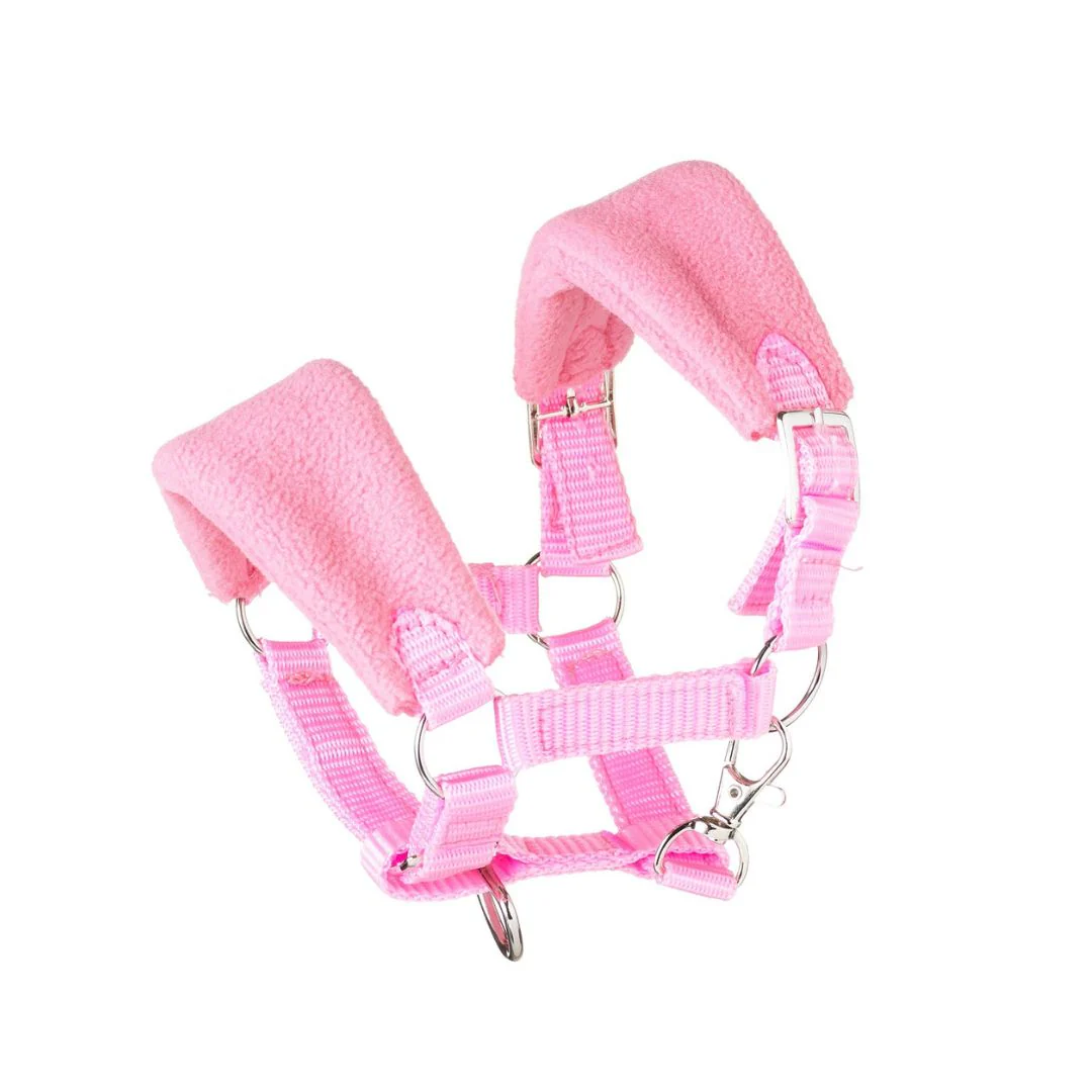 Halfter mit Fleece für DIY Hobby Horse von Panduro (rosa)