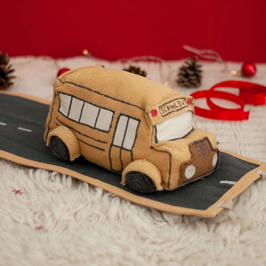 lorena_christmas_weihnachten9 Plüsch-Schulbus ("Ride & Roll")