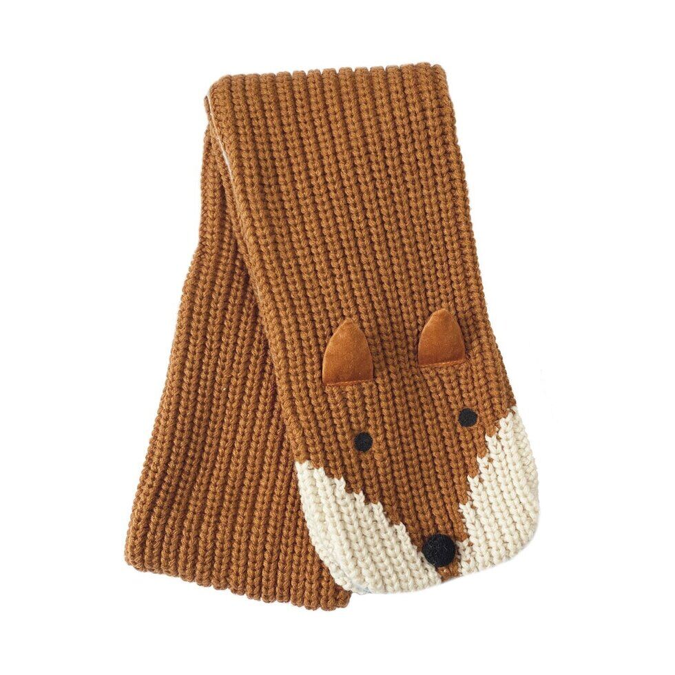 Gestrickter Schal "Felix Fox"