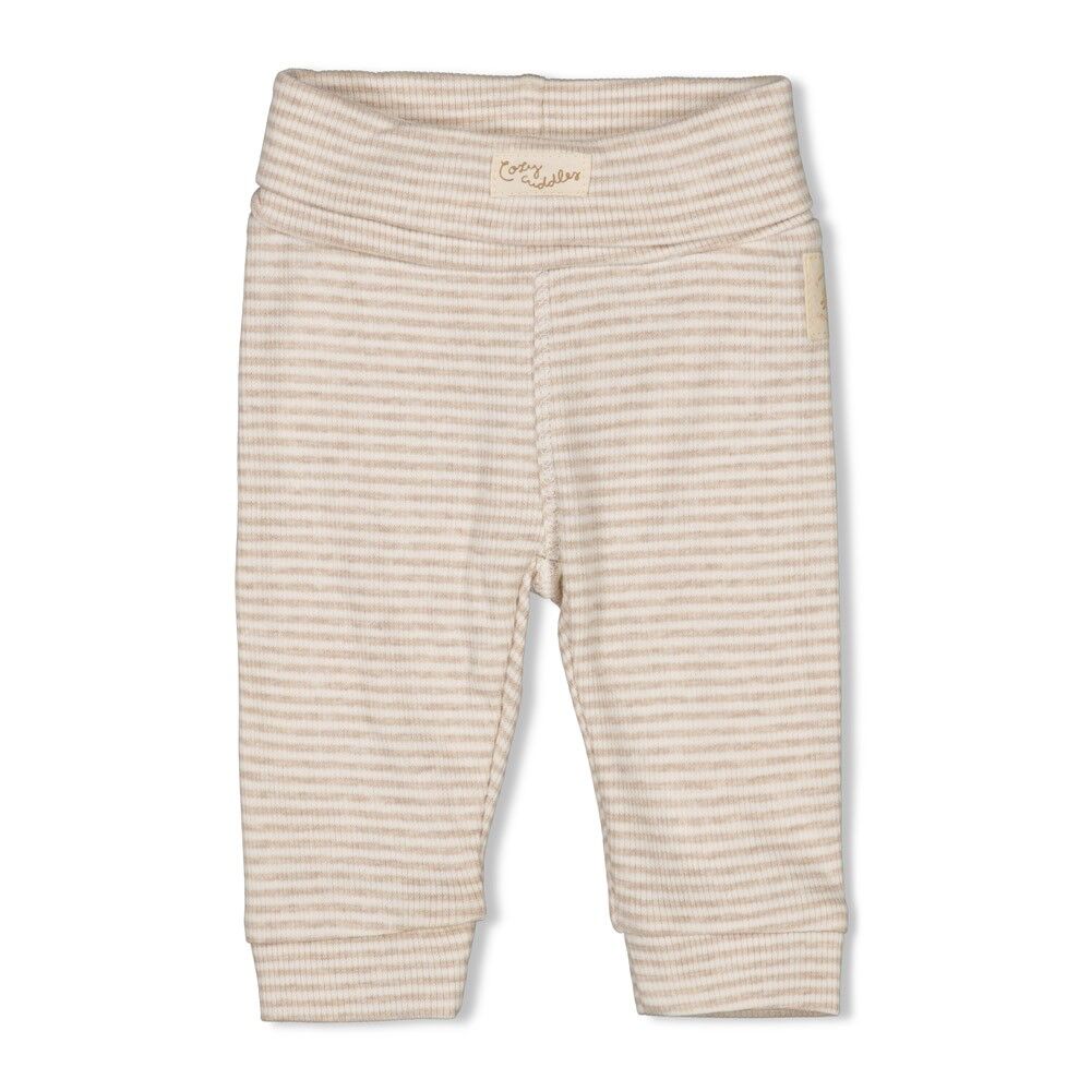 Gerippte Hose Ringel - Sleepy Sheepy (Taupe Melange)