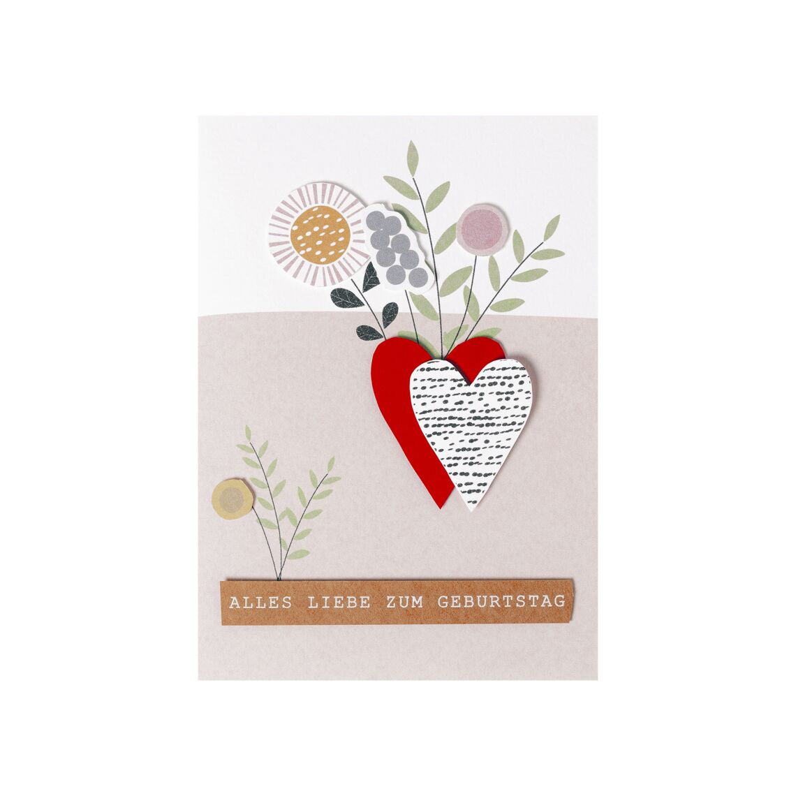 Farbfreudekarte "Alles liebe zum Geburtstag"