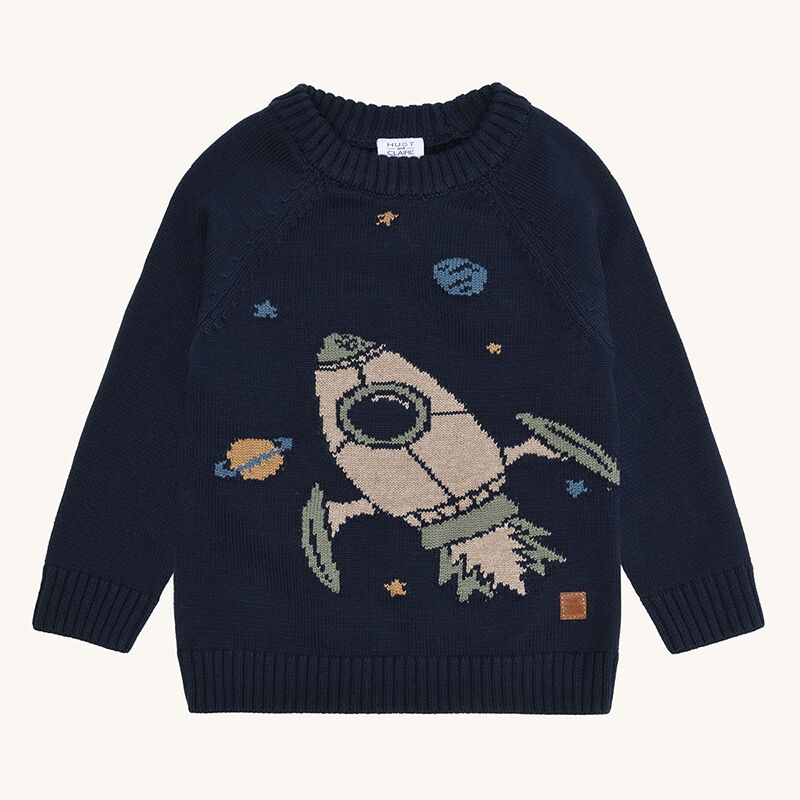 354-00193-11035-4150 HCPelle Knit Rocket (More Navy), 100% Bio