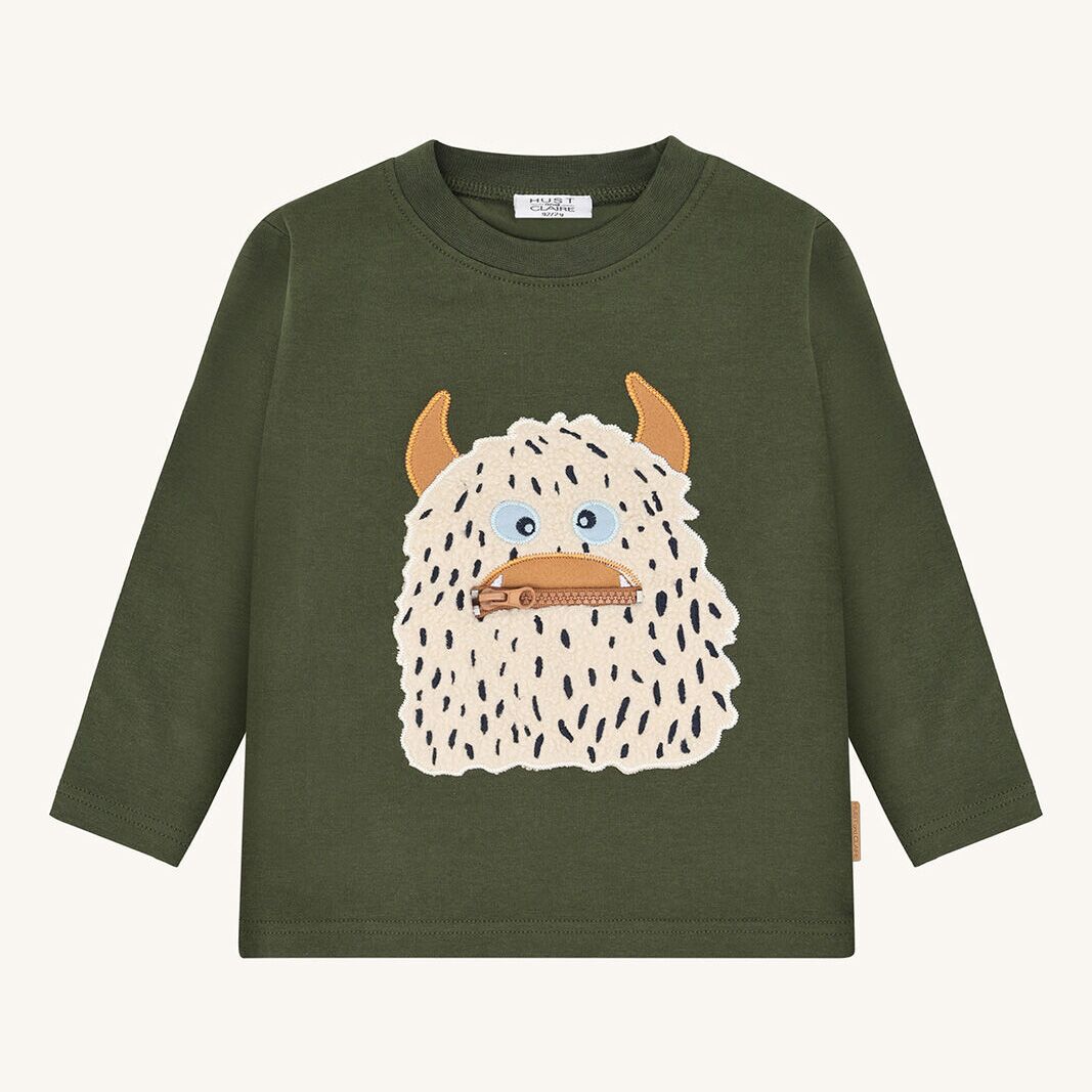 HCAnton Snowmonster T-Shirt Longsleeve (Deep Ivy)