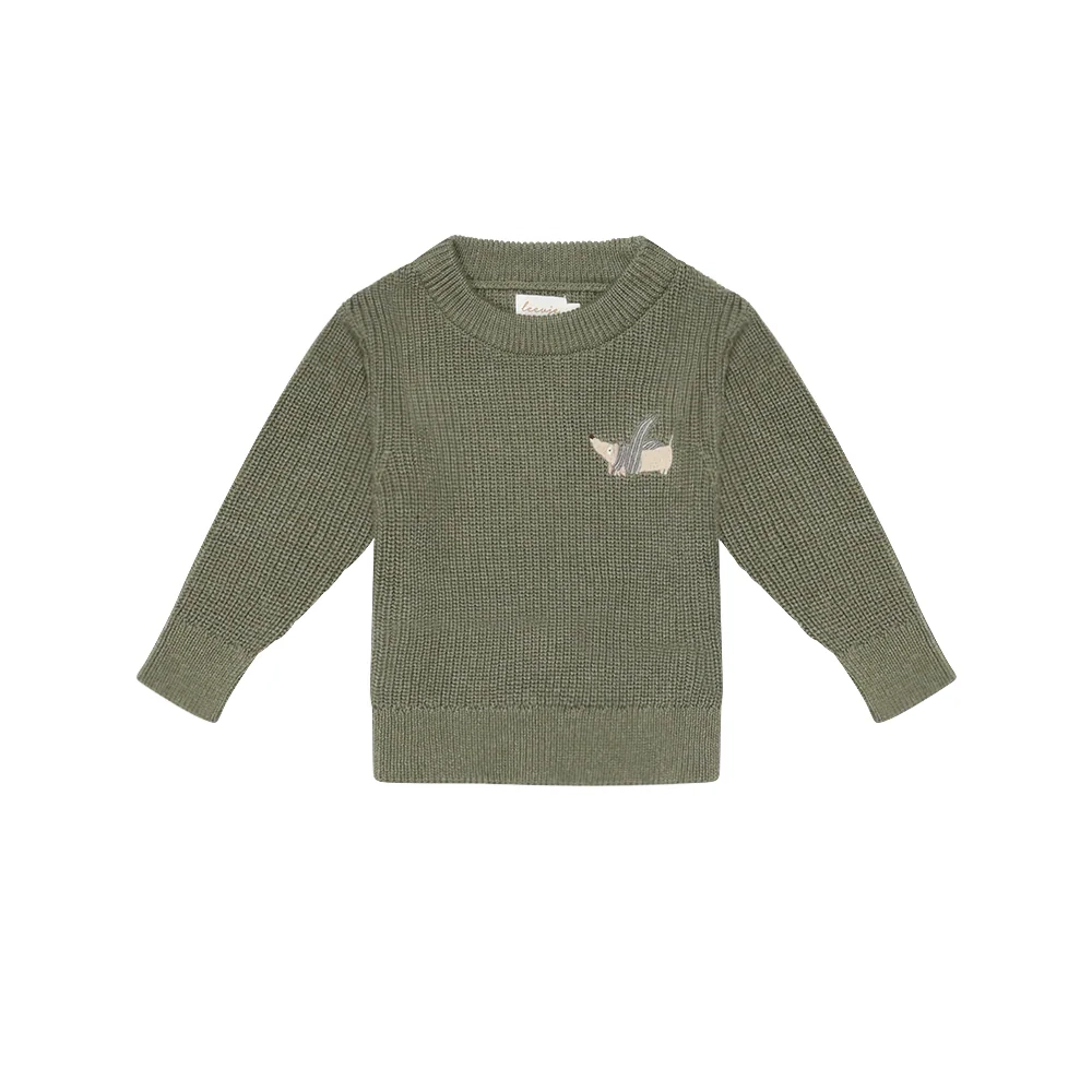 Chunky_Knit_Little_Dog Chunky Knit Pullover "Little Dog"