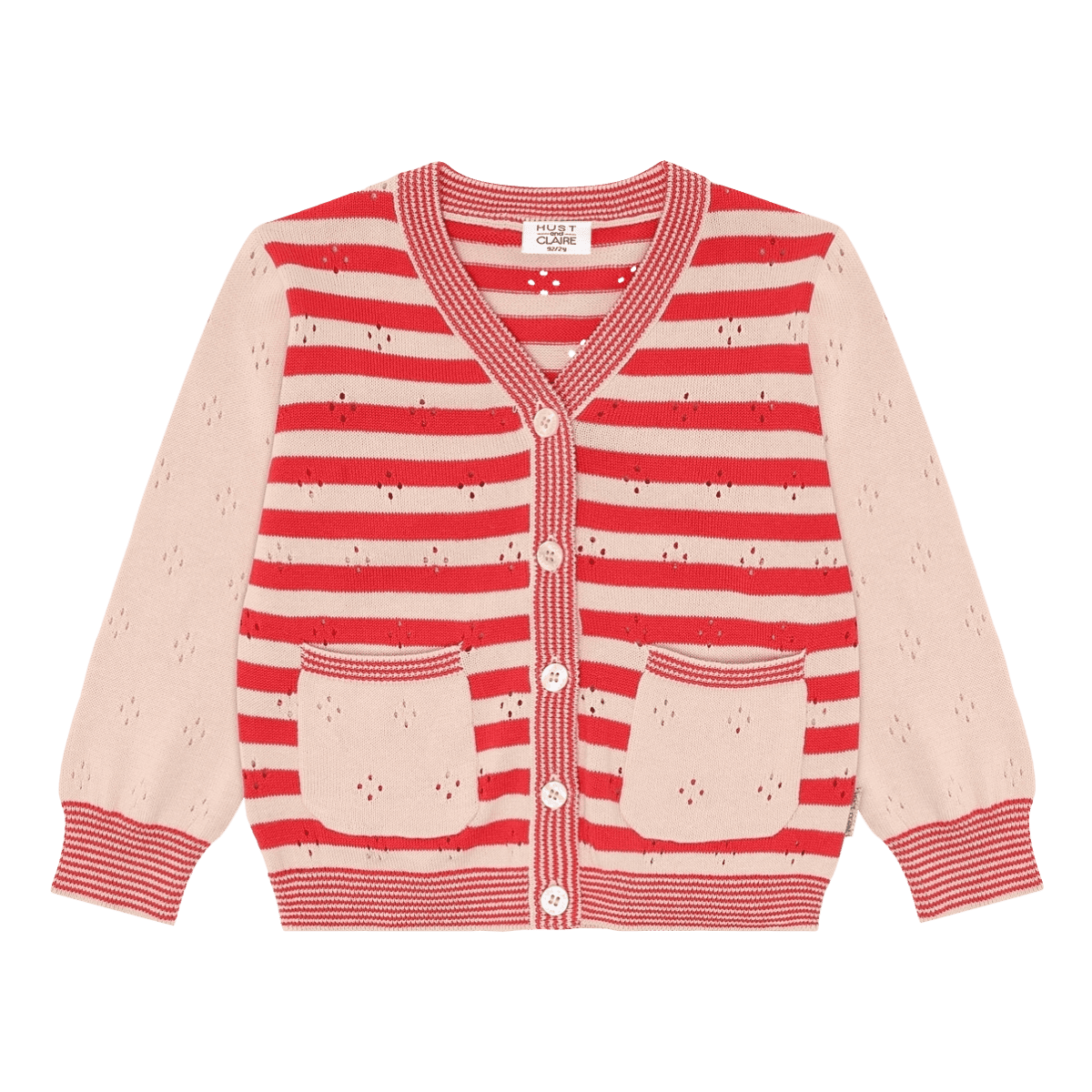 HCCamilla Stripes Cardigan (Poppies)