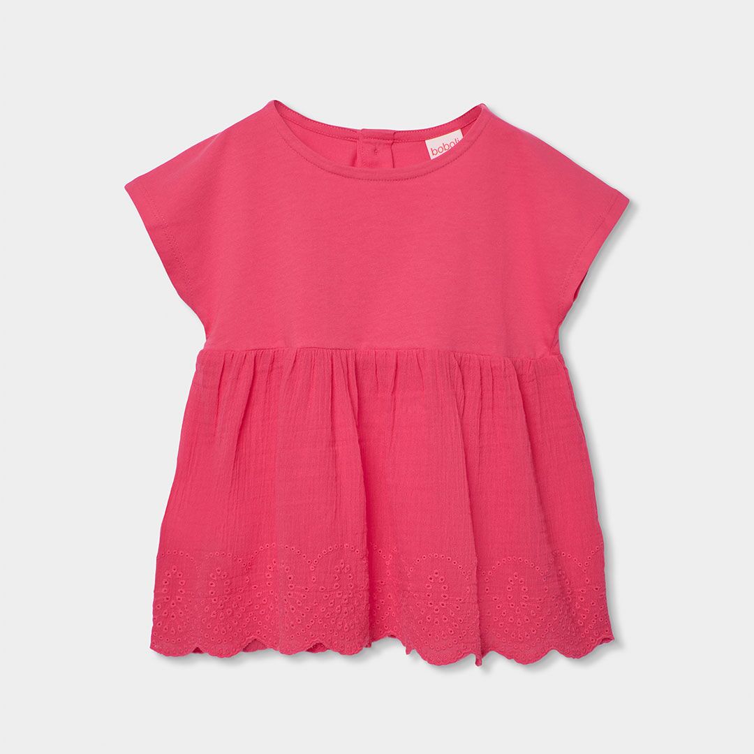 3230203826_a T-Shirt, kombiniert (magenta) von Boboli
