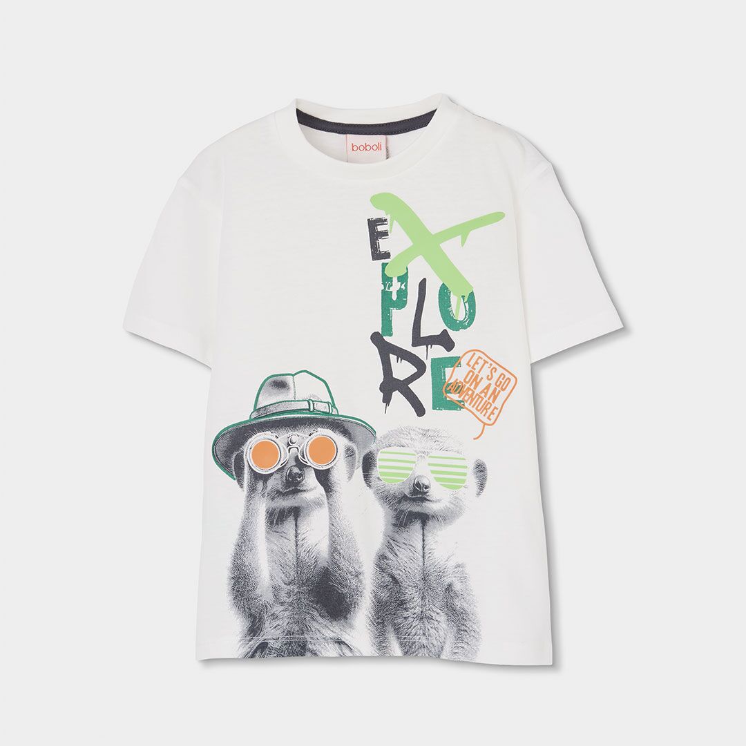T-Shirt (off white) von Boboli