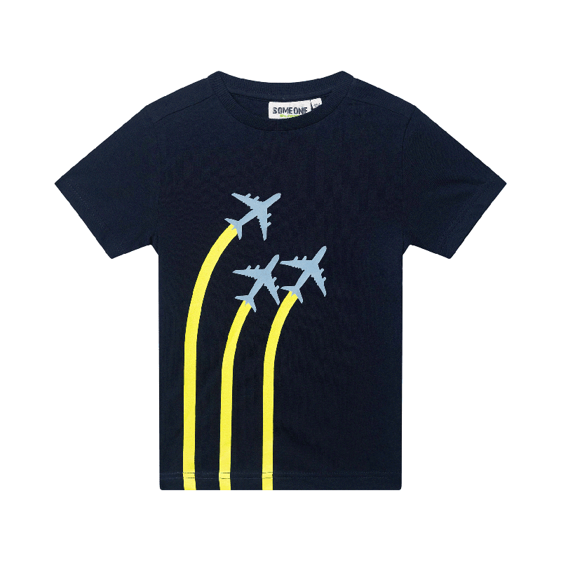 T-Shirt Short Sleeves AUGUST-SB-02-I (Navy)