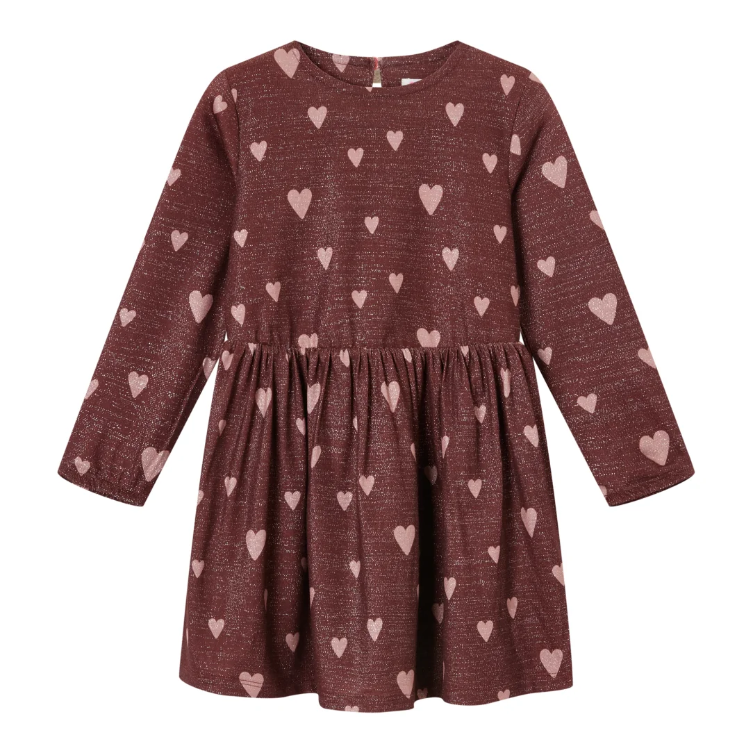 SG52.262.100263-MBOR-753-218-1 Someone Langarmkleid Magali (Medium Bordeaux) – Bild 1