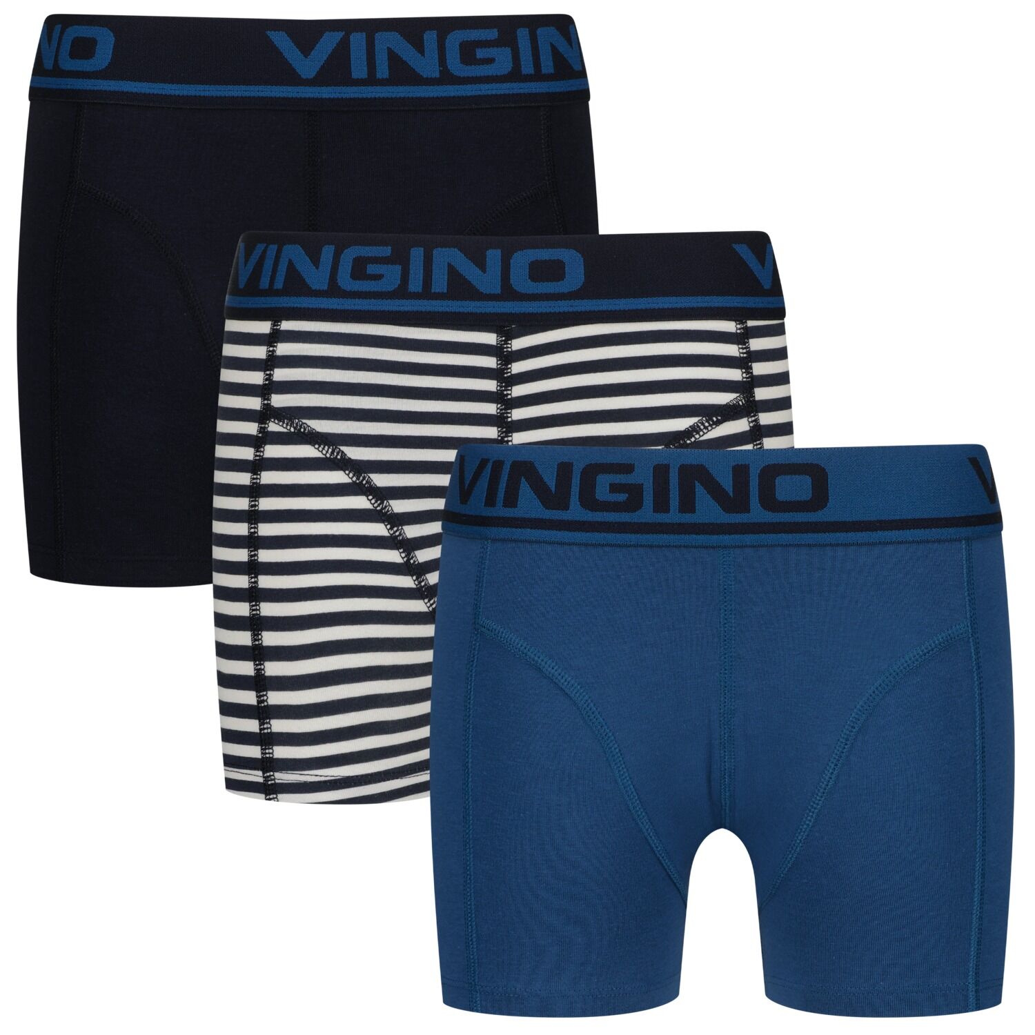 Boxershorts Boys-boxer-3pack, Multicolor Blue von Vingino Boxershorts Boys-boxer-3pack, Multicolor Blue von Vingino