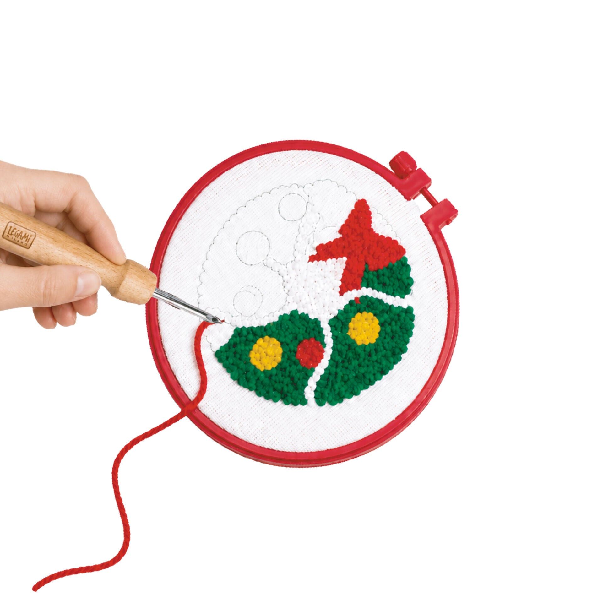 Legami Punch-Needle-Set, Weihnachten Legami Punch-Needle-Set, Weihnachten
