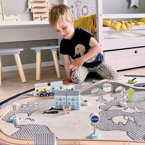 Auto-Spiel-Set (blau) – Bild 1