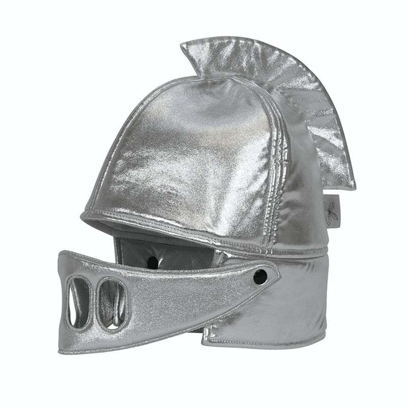 Ritterhelm für Reiter (silber) – Bild 1