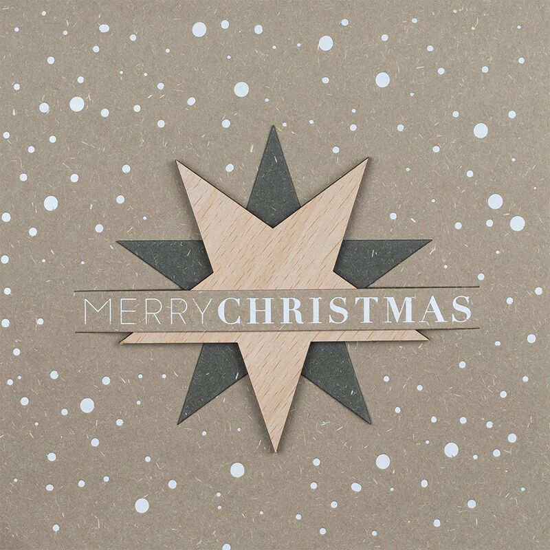 XL Steckkarte "Merry Christmas" – Bild 1