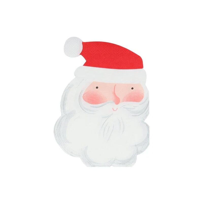 "Jolly Santa" Nikolaus Servietten von Meri Meri – Bild 1