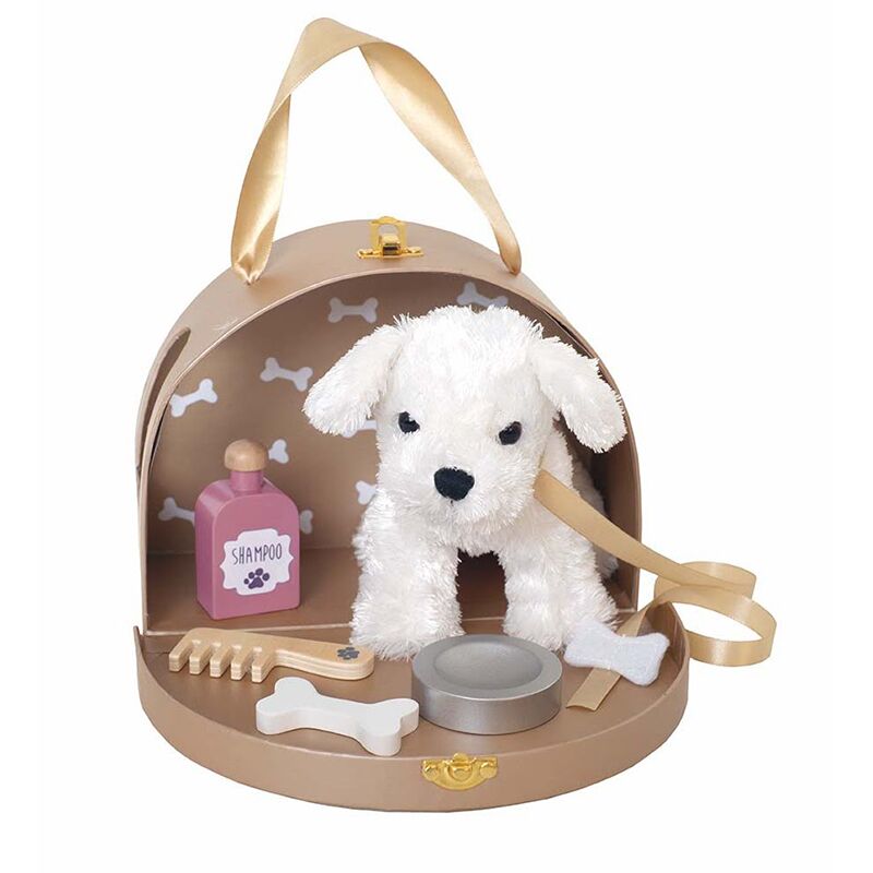 Hund (Kuscheltier) mit Tragetasche – Bild 1