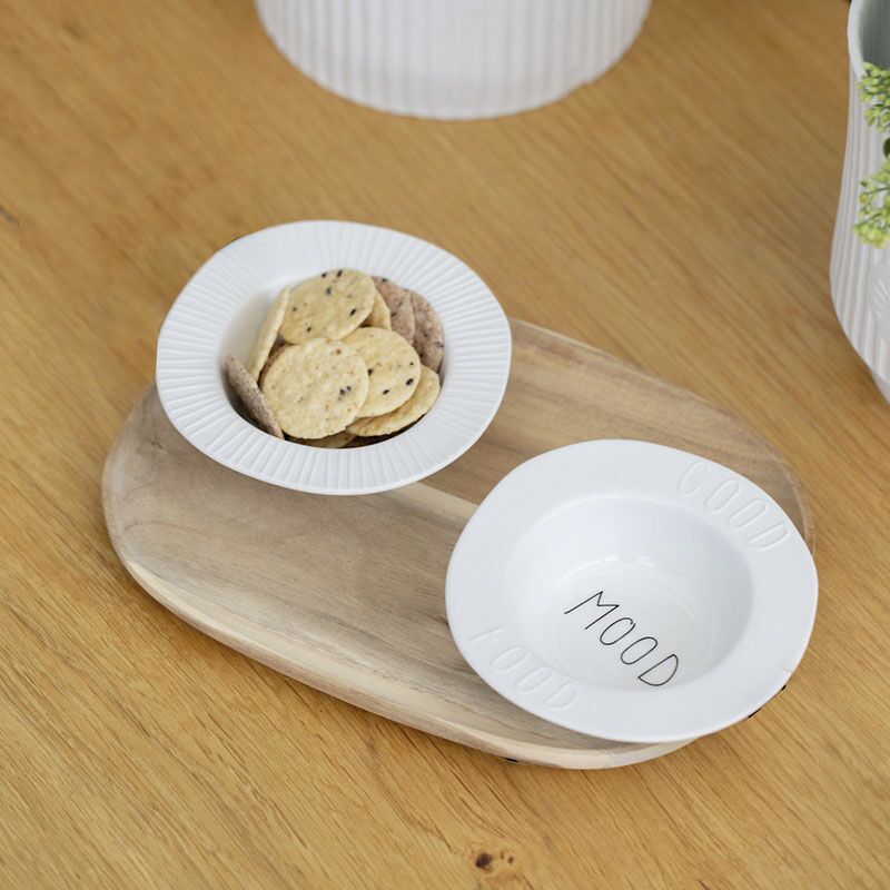 Holzteller "Oval" – Bild 1