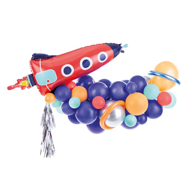 Ballon-Girlande Rakete – Bild 1
