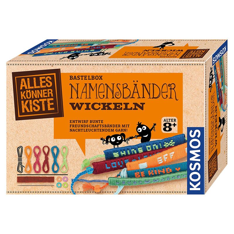 Bastelbox "Namensbänder wickeln" – Bild 1