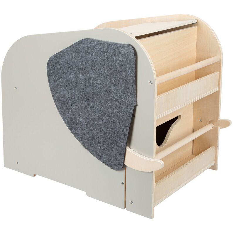 Spielzeugbox mit Sitz und Rollen "Wildlife" – Bild 1