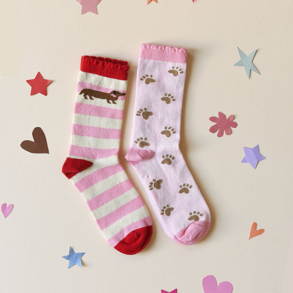 Socken Dackel (2er Packung) – Bild 1