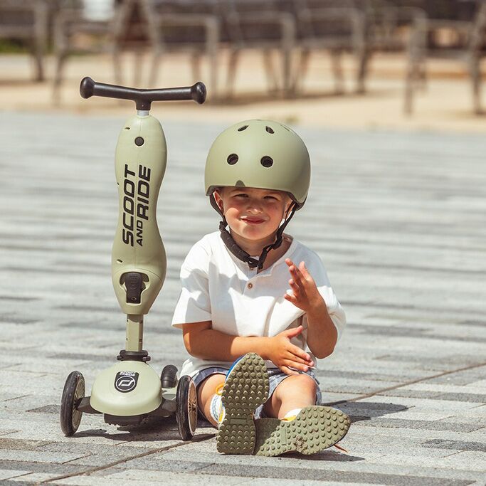 Scoot & Ride "Highway Kick 1" (Olive) – Bild 1