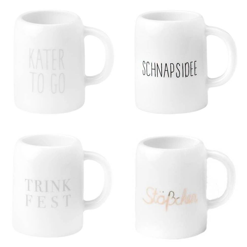 Bierkrug Pinnchen in verschiedenen Designs – Bild 1