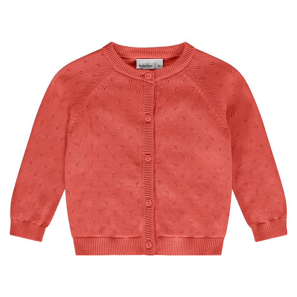 Baby Knitted Cardigan (grapefruit) von Babyface – Bild 1