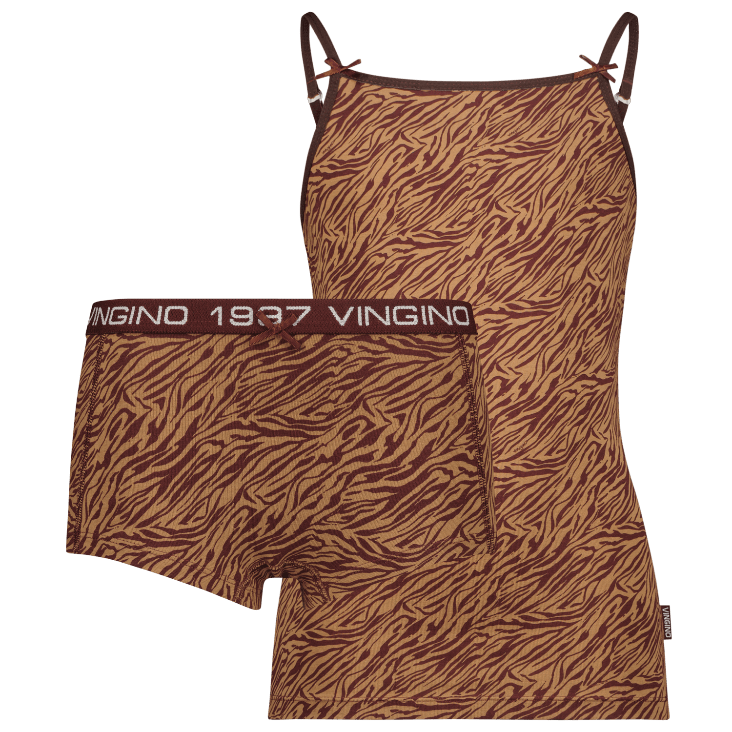 Unterwäsche Set Zebra von Vingino (Rustic brown) – Bild 1