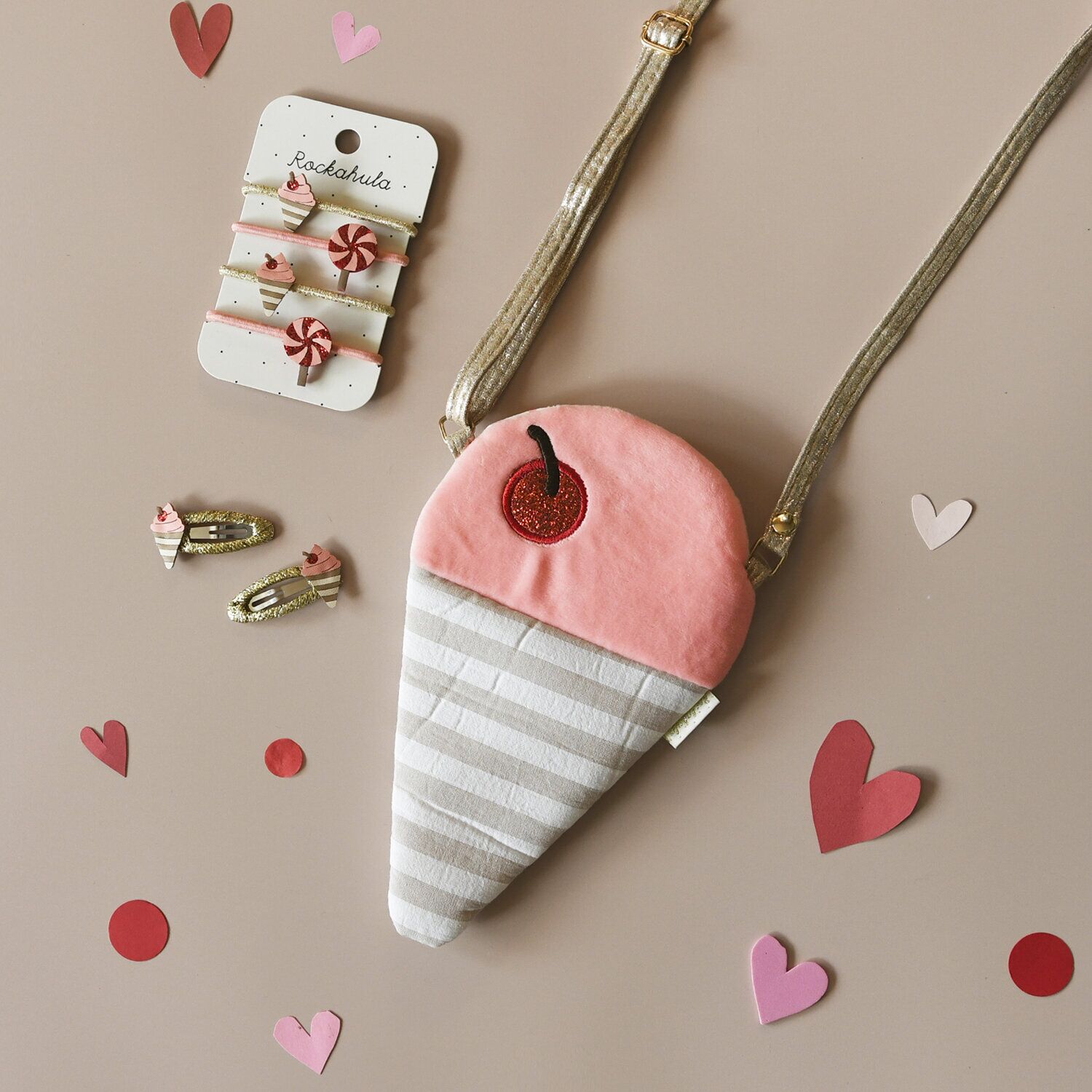 Umhängetasche Very Cherry Ice Cream – Bild 1